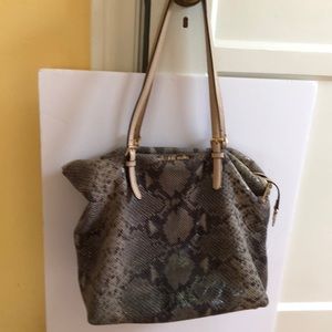 Shiny, Faux-snakeskin Michael Kors bag